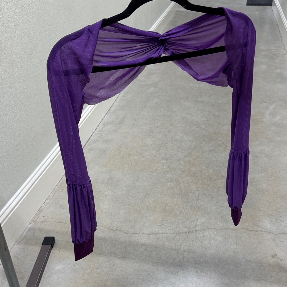 Revolution Vibrant Purple Sheer Sleeve